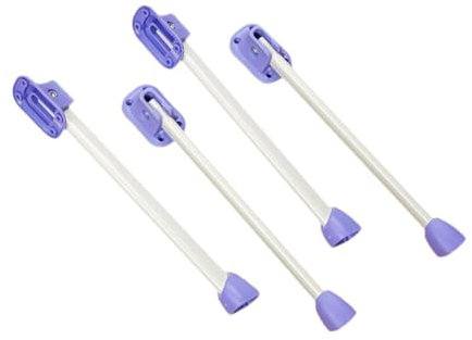 JISADER 4 Teile Klapptisch Beine Esstischbeine faltbare Ersatz für Computertisch, 28 Cm