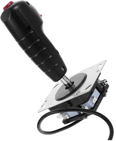 HIAKDOFT Professional Flight Simulator Joystick with Vibration and Micro Circuit Board and Flight Stick for Precise Control and Arcade Gaming Accessories