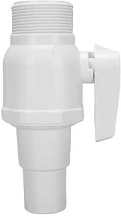EIMSOAH Robuster 2-Kugelhahn für Poolfilter-Skimmer, Maximaler Druck von 50 Psi, Vielseitig Einsetzbar für Filter und Pumpen, PVC-ABS-Material