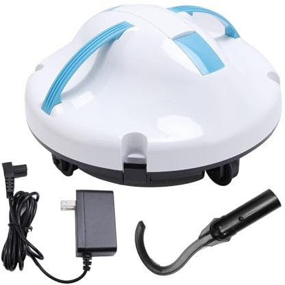 Robot pulitore automatico per piscine senza fili - Aspirazione potente da 120 minuti per piscine interrate fino a 1.000 piedi quadrati, avvio con un solo pulsante per una facile