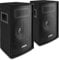 Vonyx SL6 PA Pareja de Altavoces de 6 Pulgadas 150 Watts, Altavoces pasivos de 2 vías para DJ, Música, Megafonía, Presentaciones, Discursos, Uso doméstico y/o Profesional