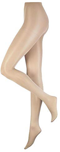 Silky Womens/Ladies Dance Shimmer Full Foot Tights (1 Pair) (Medium (5ft-5ft8”)) (Light Toast)