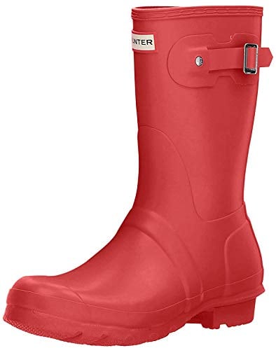 Hunter Original Short - Stivali Donna, Rosso (Military Red), 39