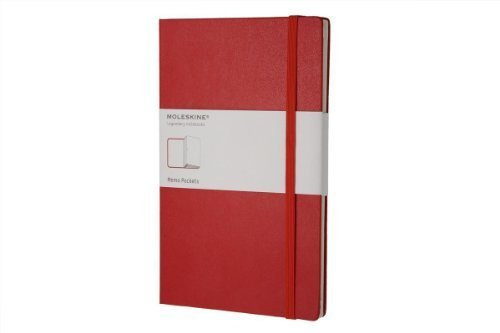 Moleskine Classic Memo Pockets, Large, Red, Hard Cover (5 x 8.25) (Classic Notebooks) by Moleskine (2009-08-26)