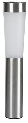 GRUNDIG LED Solar Lampe, Stahl, silber, 7.5 x 7.5 x 56 cm, 89643