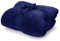 Lumaland Kuscheldecke 220x240cm aus herrlich kuscheligem 100% Coral Fleece | Warme & atmungsaktive Sofadecke aus besonders weichen Fasern zum Entspannen drinnen oder draussen [Blau]