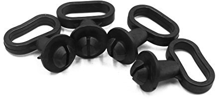 sourcingmap 4pcs Front Mudguard Speedometer Cable Guide Holder for Motorcycle