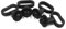 sourcingmap 4pcs Front Mudguard Speedometer Cable Guide Holder for Motorcycle
