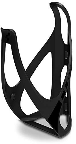 Cube Bottle Cage HPP - Stealth Black/Bicycle Cycling Cycle Biking Bike Riding Ride Mountain MTB Road Universal Bottle Bidon Vessel Flask Holder Mount Lightweight Plastic Accessories Part