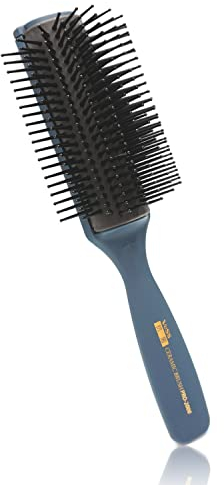 Vess Professional Hair Blow Brush Pro-2000 Ceramic 9 rows Wide Type-English Instruction Manual-Made in Japan