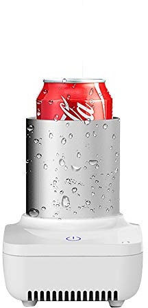 Xyanzi fast Cooling Cup Machine Fast Cooling Cup,2-in-1 Desktop Cooler Warmer Cup Coffee Mug Electric Coffee Warmer Beverage Warmer Heating Cup for Road Trip