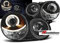 CR-Lights Angel Eyes Scheinwerfer Set in schwarz für VW Polo 9N 11.01-04.05