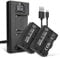 CELLONIC, Battery for Camera compatible with Sony NP-FM500H, Alpha SLT-A58 (α58) (7.2V - 7.4V, 1400mAh) 2 Pieces + Dual Charger