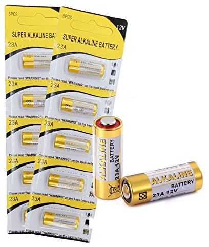 Cotchear 10 batterie alcaline A23 12 V 23 A 12 Volt A23 E23A MN21 batterie di ricambio 0% Hg