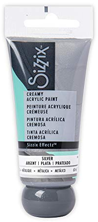 Effectz, vernice acrilica metallizzata, argento, 60 ml