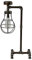 Solar Stehlampe aus Gusseisen im Rohr Design - Vintage Garten Leuchte 57 cm - Industrial LED im Retro Stil