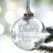 Personalised First Christmas Bauble In 11 Colours Filled With White Feathers Babies 1st Xmas tree decoration (Blue)