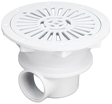 Yuecoom Siphon de Sol pour Piscine, Siphon de Sol pour Piscine dans Le Sol, Siphon de Sol G2, Filetage Interne, matériaux ABS, Accessoire de Drainage pour Piscine