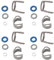 Keenso Auto kraftstoffeinspritzung O-Ring, Auto Kraftstoffeinspritzventil Dichtungssatz Einspritzdüsen O Ring Dichtungssatz 06D998907 für A3 Hatchback, Saloon, Avant TT