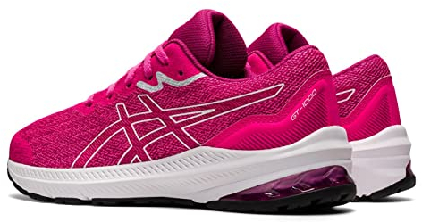 ASICS Gt-1000 11 Gs Sneaker, Pink Glo White, 38 EU