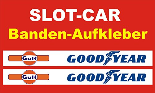 Slotcar LEITPLANKEN BANDE Aufkleber Länge 100cm Höhe 3,5cm GD-DESIGN