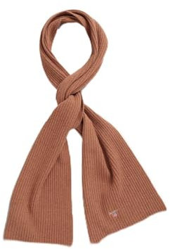 GANT UNISEX. WOOL KNIT SCARF - ONE