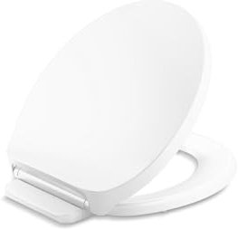 KOHLER K-75758-95, K-75758-0 K-28005-0 Drift ReadyLatch Quiet Close Round Toilet Seat, White