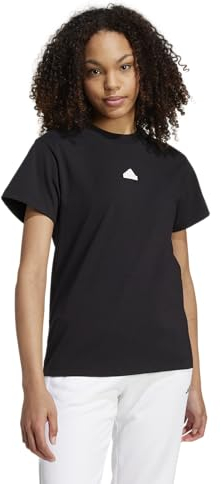 adidas Damen Embroidered Tee, Black, S