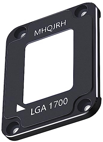 MHQJRH CPU Contact Frame for LGA 1700 Retrofit Kit, 17XX-BCF Bracket Intel 12th/13th/14th Generation Anti-Bending Buckle (Black)
