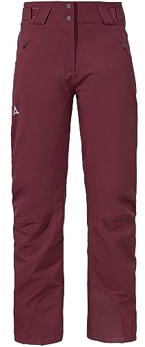 Schöffel Damen Ski Pants Weissach L Hose, Dark Burgundy, 40