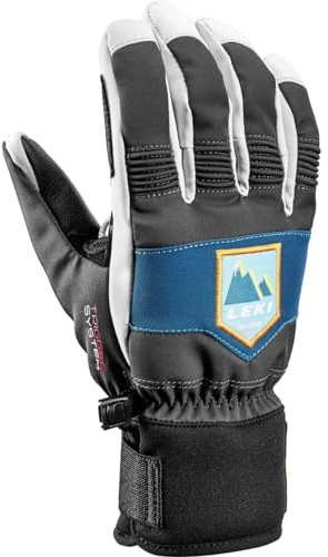 LEKI Kinder Patrol 3D Handschuhe, Graphite-petrol, EU 7