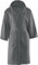 SWEET HOME Unisex Flauschig Head Active Damen und Herren, mit Kapuze und Taschen, Leichter Bademantel aus Mikrofaser, schnell trocknend, weich, saugfähig, platzsparend, Größe XL, Night Shade Grey