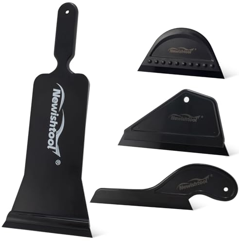 NEWISHTOOL Fenstertönungswerkzeug-Set – Bulldozer-Rakel, Seitenwischer, kleiner Rakel für Vinyl- und Glasfolien-Tönung