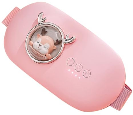 HOMSFOU Electric Heating Pad for Women Menstrual Cramp Heating Belt Cordless Menstrual Warmer Compact Portable for Menstrual