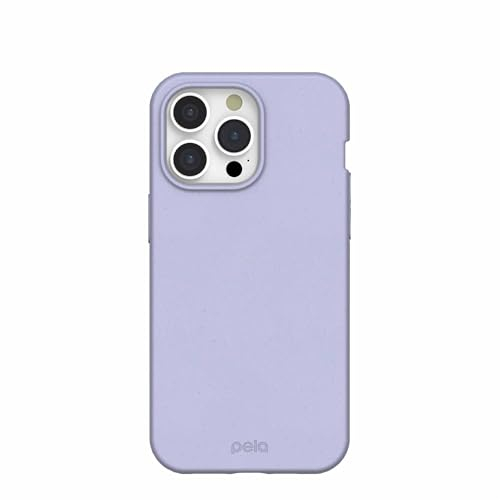 Pela Schutzhülle für iPhone 15 Pro Max, Lavendel, umweltfreundlich, kompatibel mit iPhone 15 Pro Max, Lavendel
