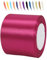 Tiefe Rose 75mm Satinband 23 Meter, Polyesterband, verschönern Sie Ihre Bastelarbeiten und Feiern, ideal für Geschenkverpackungen, Dekorationen, Hochzeitsautoband, Bänder zum Basteln