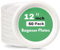 Wrap n Pac 12 inch Pizza Round Plates Disposable Biodegradable Bagasse Sugarcane Wedding Party Plates Eco Friendly Tableware (12 Inch - Box of 50pcs)