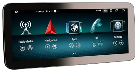 GONFEN Android 13 8-Kern 12,3 Zoll Touchscreen Autoradio für Mercedes Benz Klasse GLA-X156 CLA-C117 A-W176 G-W463 NTG 4.5/4.7 mit Navi Bluetooth Carplay Android Auto WiFi COMAND DSP DAB TPMS 8GB+128GB