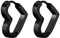 JewelryWe Herz Ohrringe für Herren Damen: Schwarz Edelstahl Klein Huggie Creolen Geometrische Herzförmige Ohrringe Punk Ohrstecker Ohr Piercing Hypoallergen Ohrschmuck