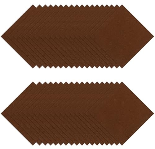 CYEER 36 Stück Teppichfliesen Selbstklebend 30x30CM, Teppichfliesen Selbstliegend, Teppich Fliesen, Teppich Selbstklebend, Teppichfliesen Weich, Auslegware Teppichboden für Hotel, Haus, Büro(Braun)