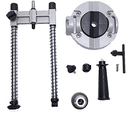 Accesorio de lijado multifuncional para taladros eléctricos, guía de perforación de 45 – 90°, posicionamiento vertical, soporte de soporte