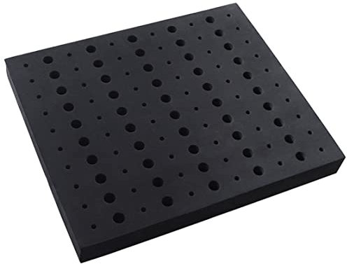 Router Bit Storage Tray 110 Holes Foam Milling Bit Holder Organizer 325mmx275mmx35mm, Router Bit Storage Tray