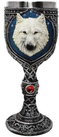 MystiCalls Kelch Wolf - Wolfskelch, Wolfskopf, Met,