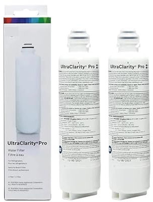 Kühlschrank-Wasserfilter, Kompatibel Mit Bosch, 11025825 Ultra Clarity Pro 12028325 BORPLFTR50, Kompatibel Mit Kühlschrank-Wasserfilter-Zubehör.(2 pcs)