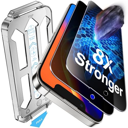 Tentoki 2 Pack for iPhone 13/13 Pro / 14 / 16e Screen Protector Privacy 6.1inch,Compatible With Face ID, 25°Anti Spy,9H+ Military-Grade Protection Tempered Glass,[Auto Dust Elimination] [No Bubbles]