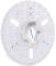 Función de Memoria Techo LED Ventilador Módulo de Luz 24W Dimmable 3CCT 3000K 4000K 6000K para Accesorios Versátiles (230V)