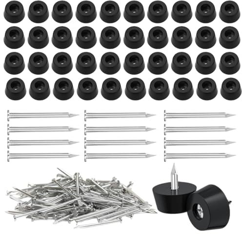 Confezione da 100 chiodi sigillanti per membrana alveolata, chiodi di montaggio 30x4.5 mm, bottoni di montaggio con chiodo per lamina alveolata