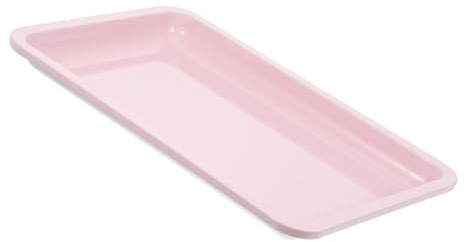 LRXIYODE Stainless Steel Jewelry Tray and Nail Tool Storage Dish Pink Decorative Organizer for Bedroom Vanity Dresser Storage