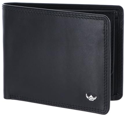 Golden Head Leder Geldbörse Polo RFID Protect Scheintasche 1133 Schwarz