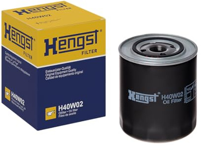 HENGST - Ölfilter H40W02 - Öl-Anschraubfilter für KFZ | Hochwertiger Motorölfilter für KFZ mit Otto- oder Dieselmotor - Robuster Ölfilter mit hoher Schmutzaufnahmefähigkeit